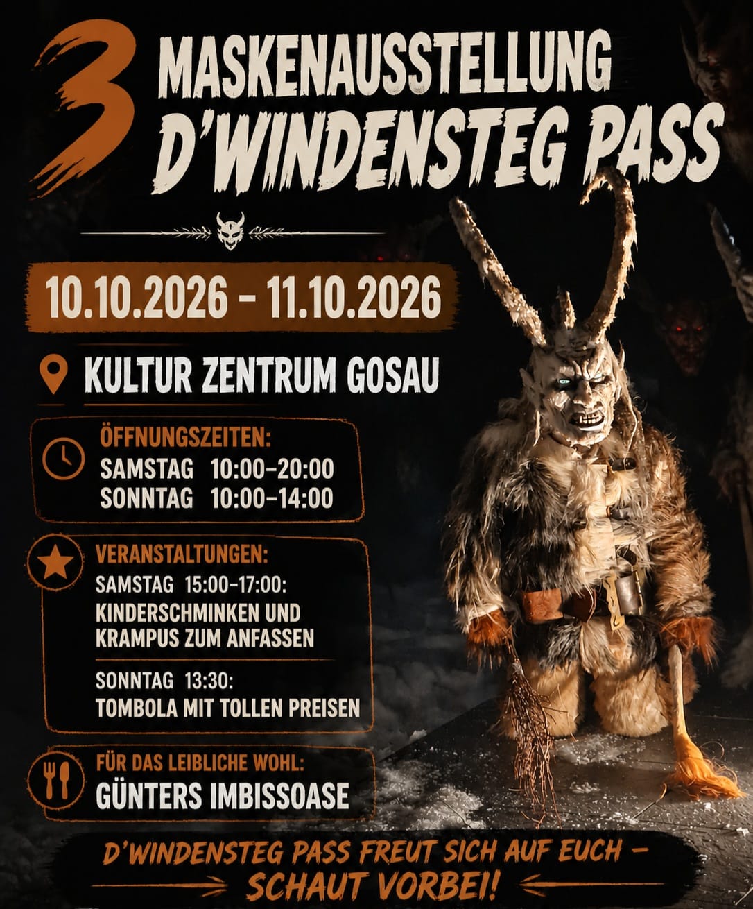 3. Maskenausstellung der D'Windensteg Pass