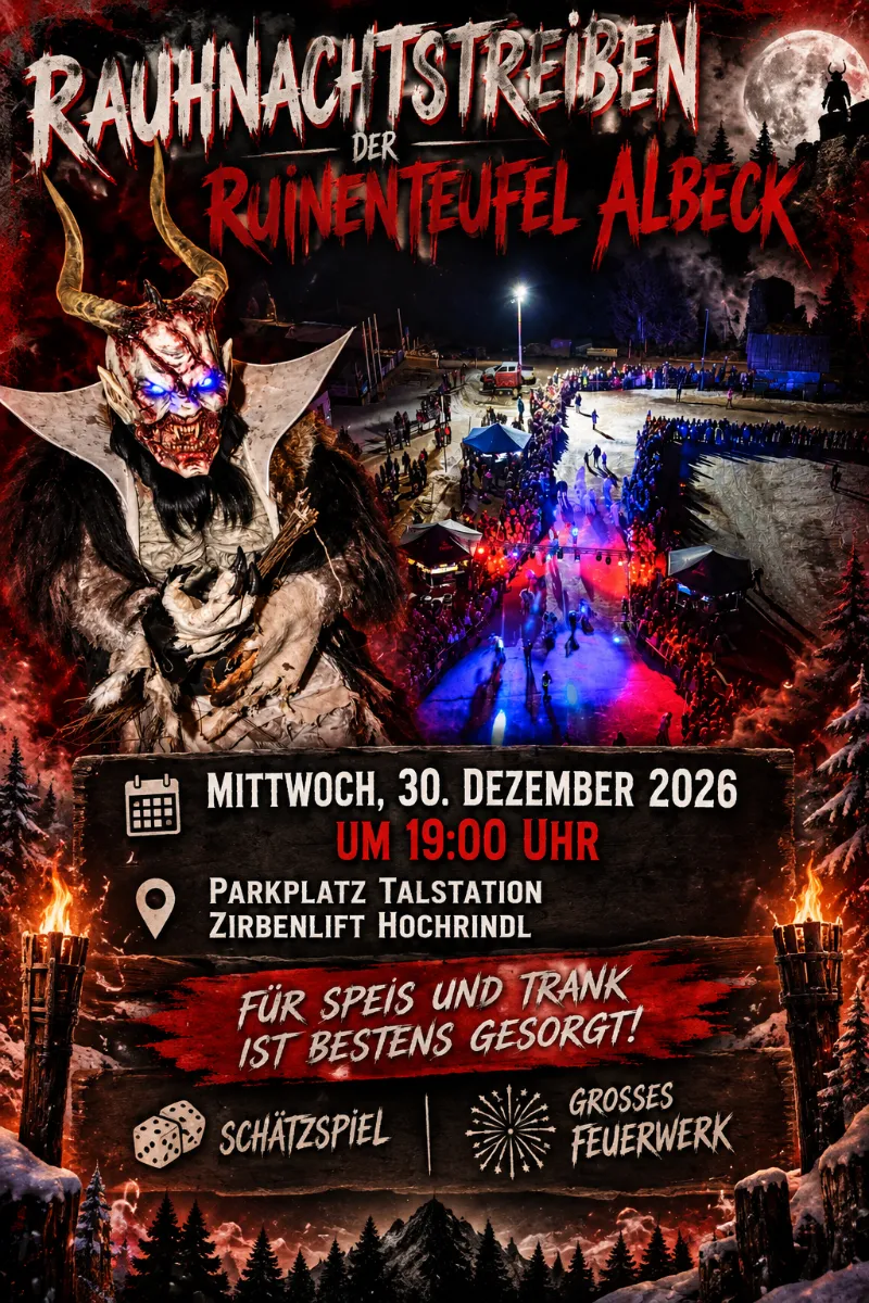 Rauhnachtstreiben der Ruinenteufel Albeck
