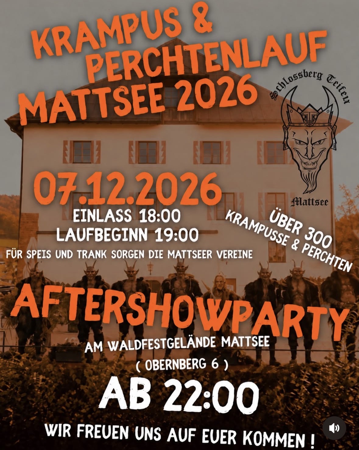 Krampus & Perchtenlauf Mattsee 2026