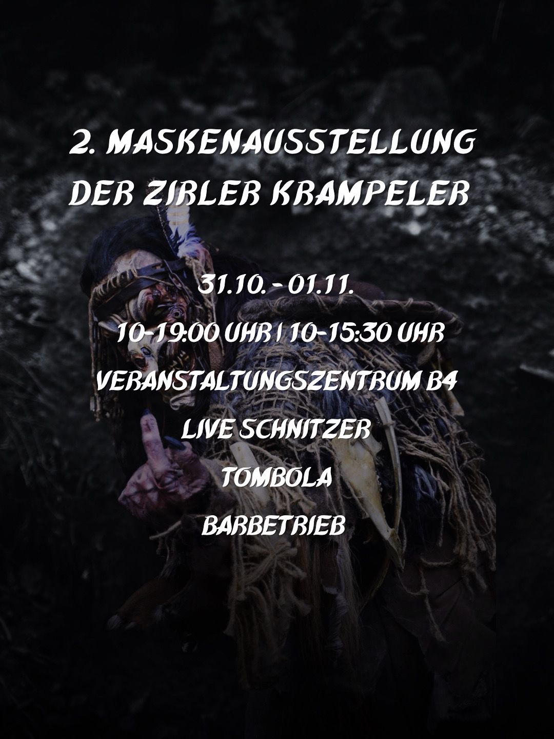 Maskenausstellung der Zirler Krampeler