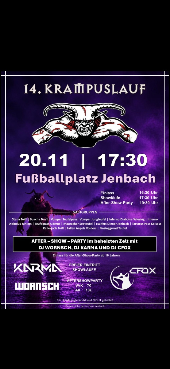 14. Krampuslauf Sensn Pass Jenbach