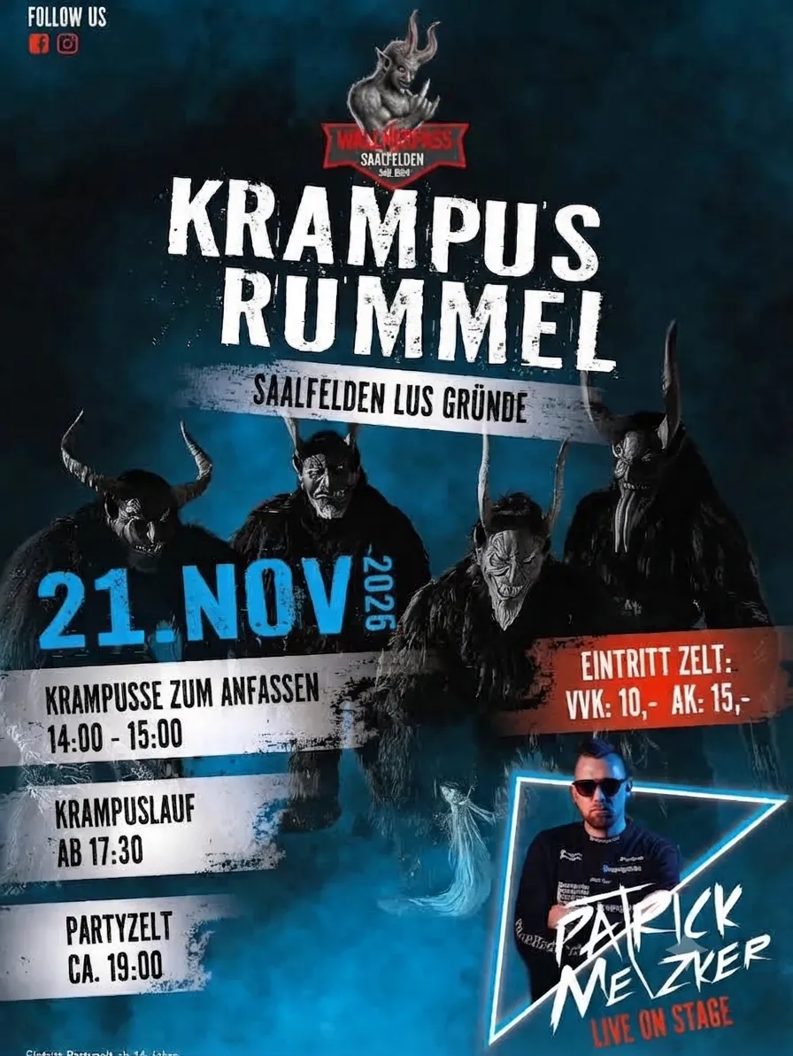 Krampusrummel - Lus Gründe Saalfelden der Wallnerpass