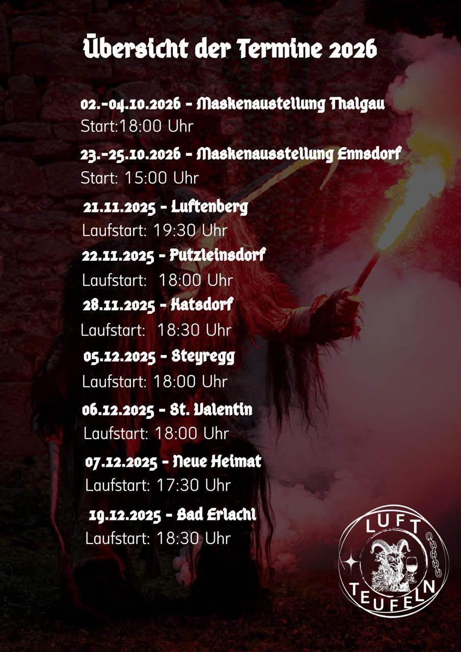 Luftenberg Perchtenlauf