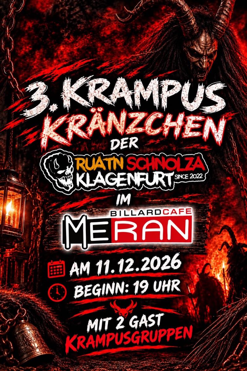 3. Krampuskränzchen der RSK im Café Meran