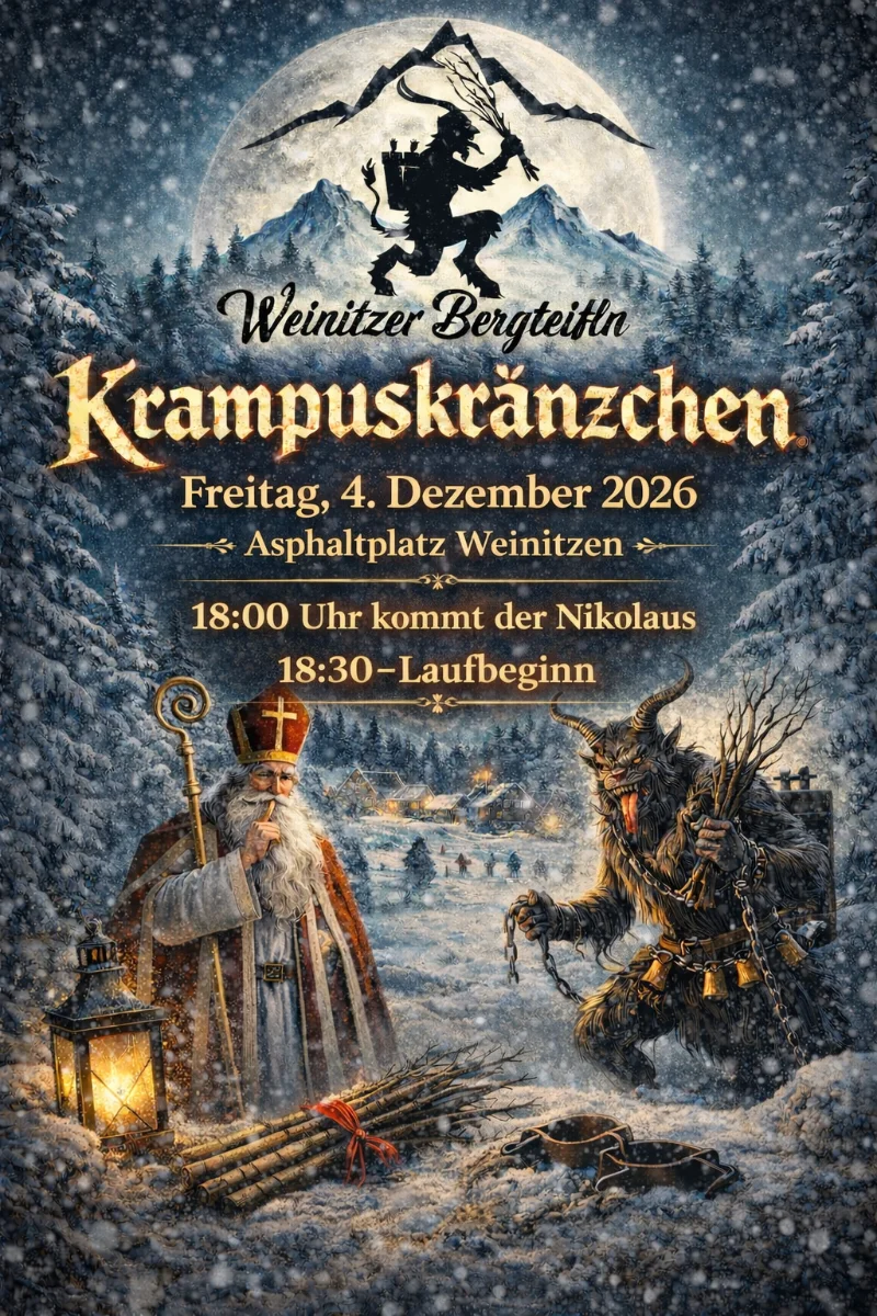 Krampuskränzchen in Weinitzen