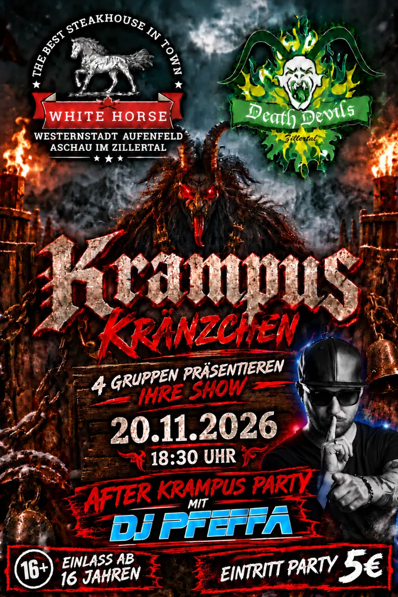 Krampuskränzchen der Death Devils Zillertal