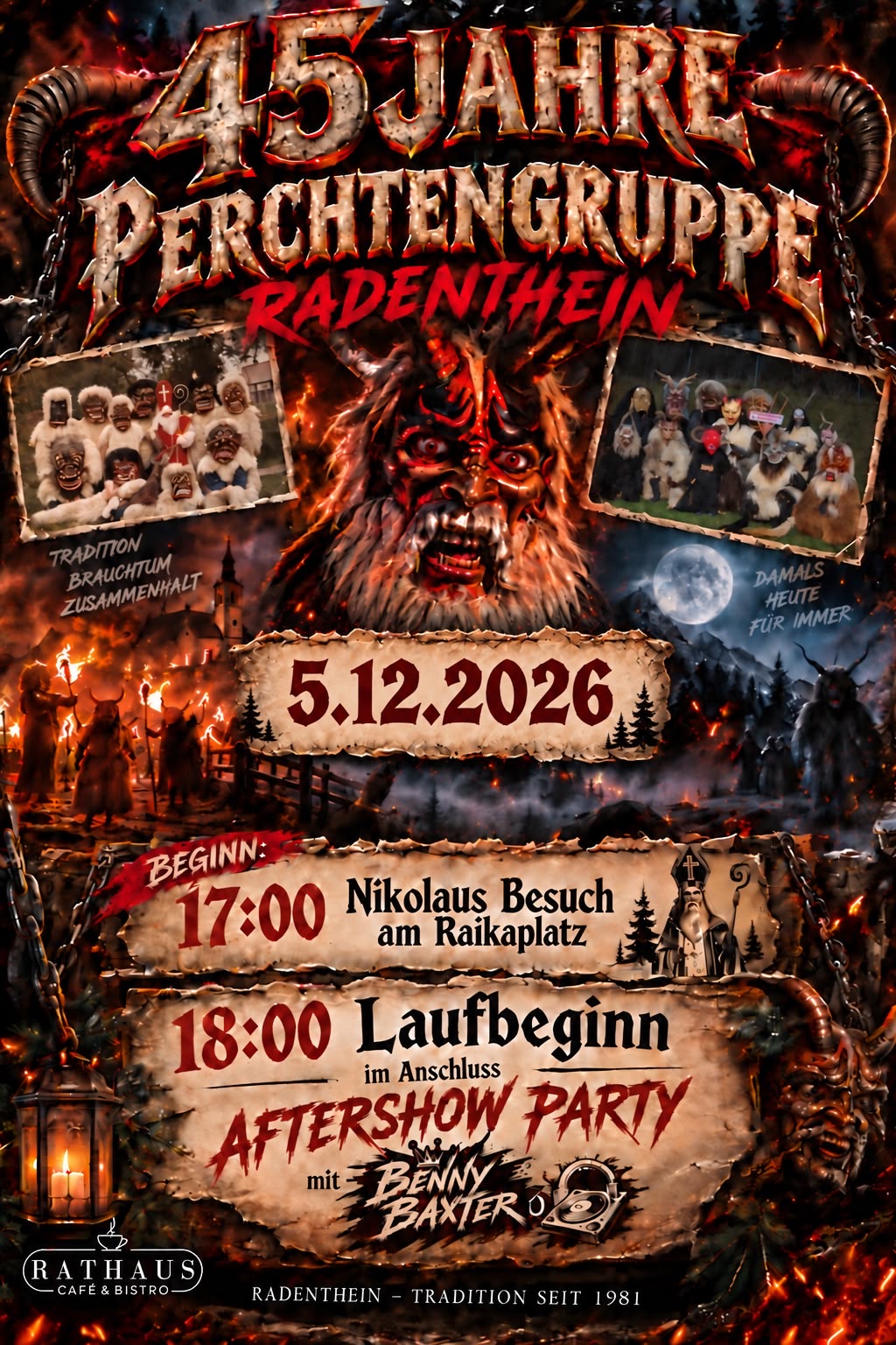 Radentheiner Krampuslauf + Aftershowparty