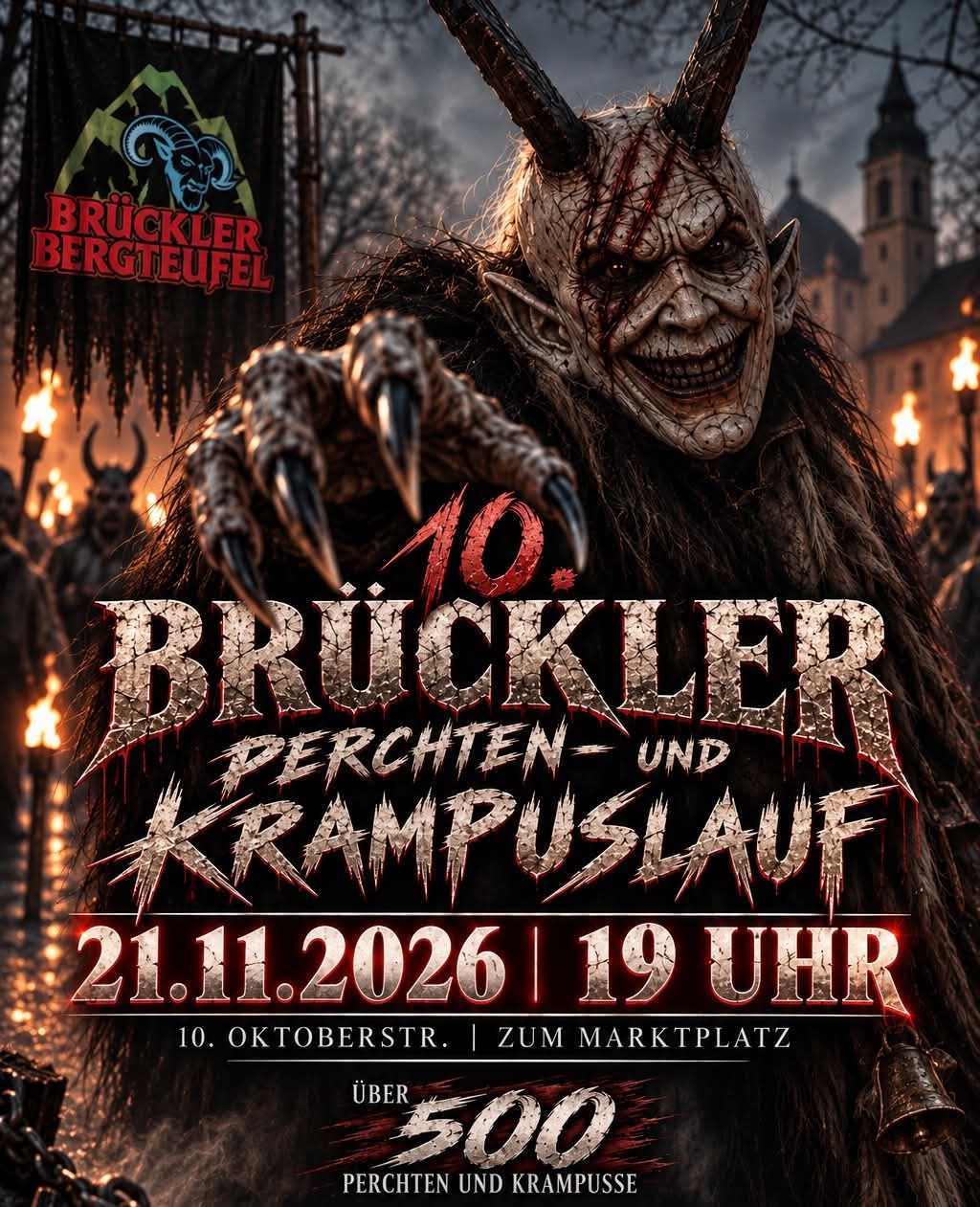 10. Brückler Perchten- und Krampuslauf