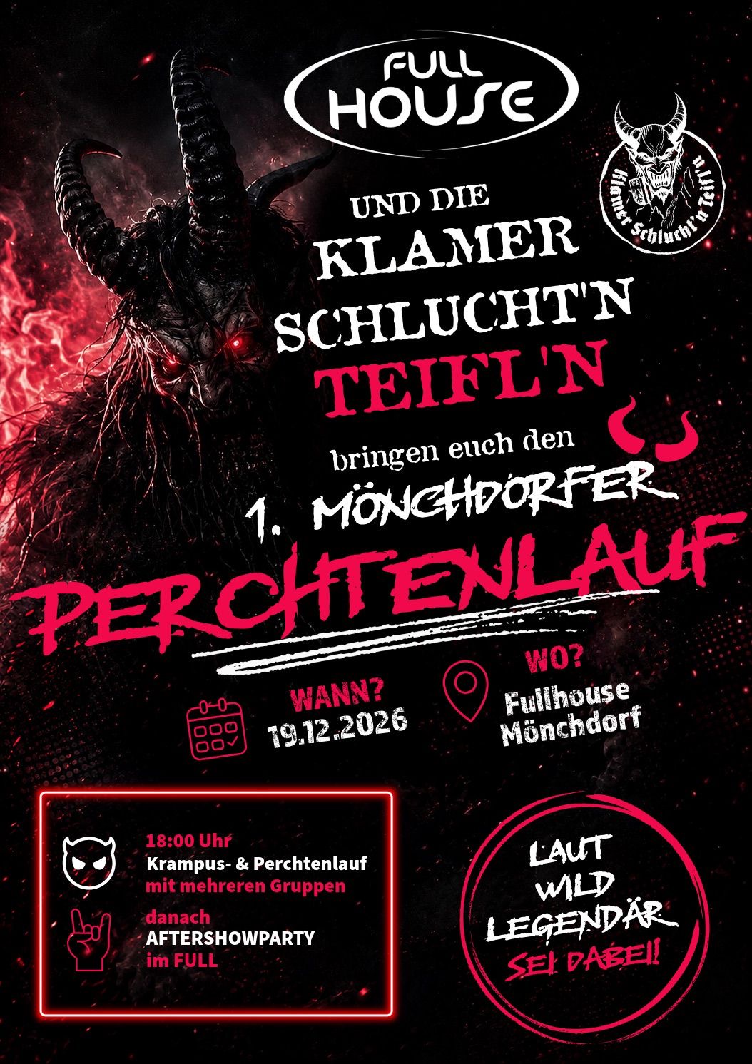 Perchtenlauf in Mönchdorf