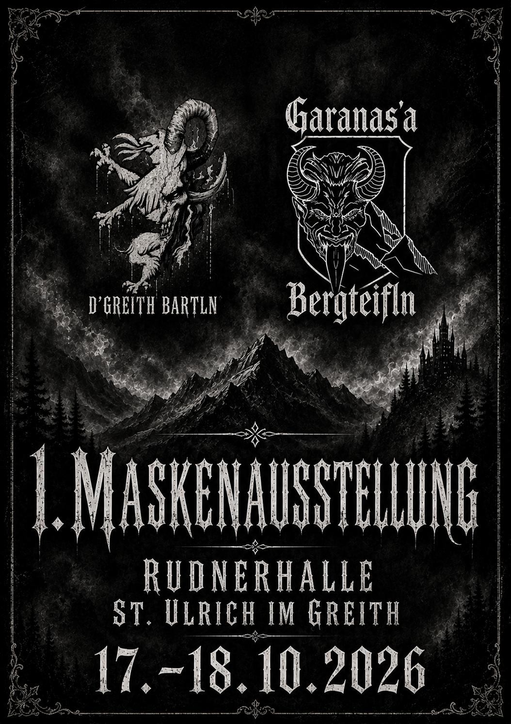 1. Maskenausstellung der D'Greith Bartln